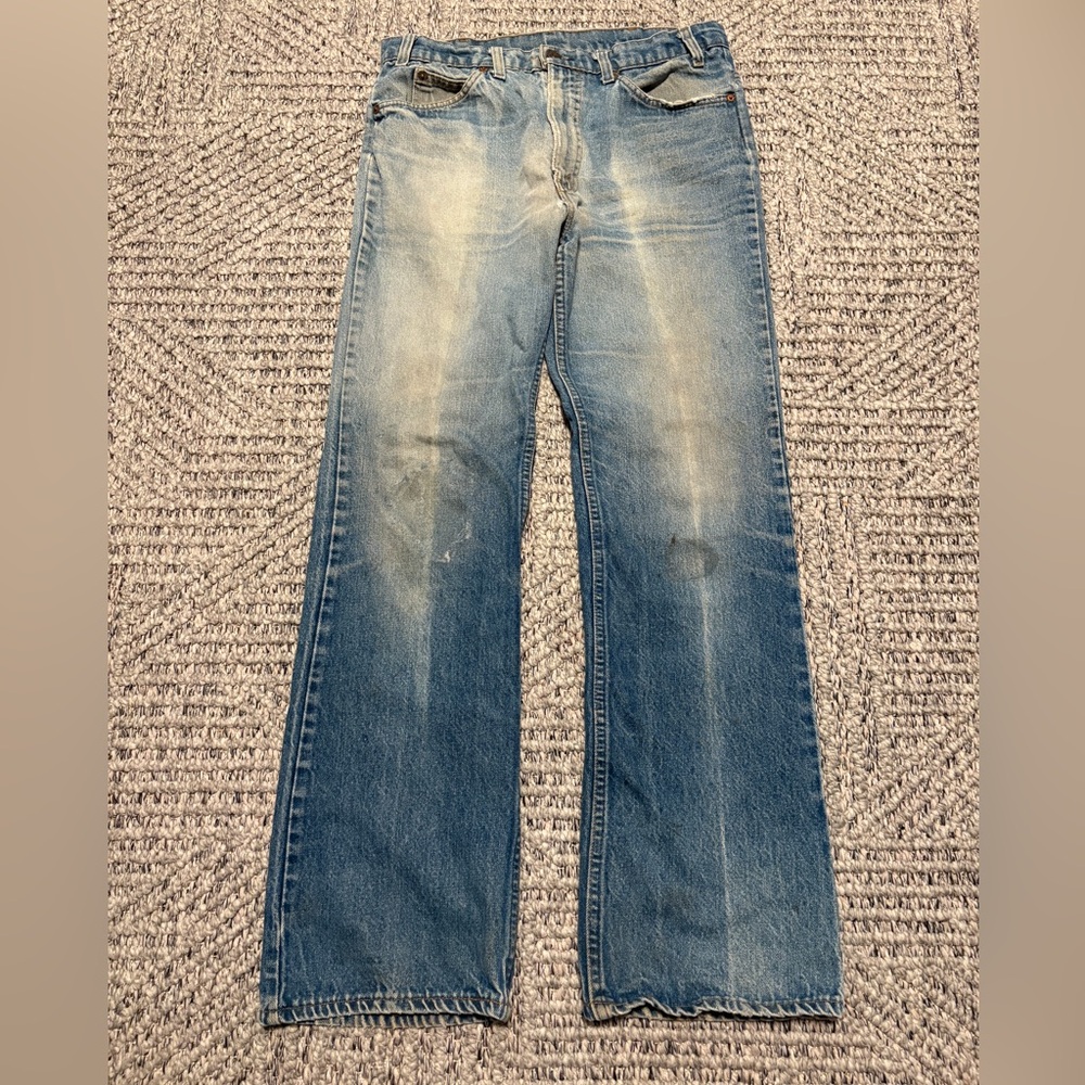 Vintage 1980s Men’s Levi’s Orange Tab 517 Bootcut Denim Jeans Size 32x31